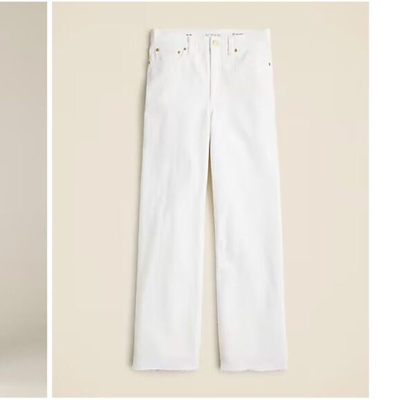 J. Crew CH680 White J.Crew: Slim-wide Jean For Women NWT - Picture 6 of 15